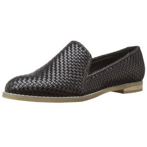 Indigo Rd. Black Woven Faux Leather Loafers | 8.5​​